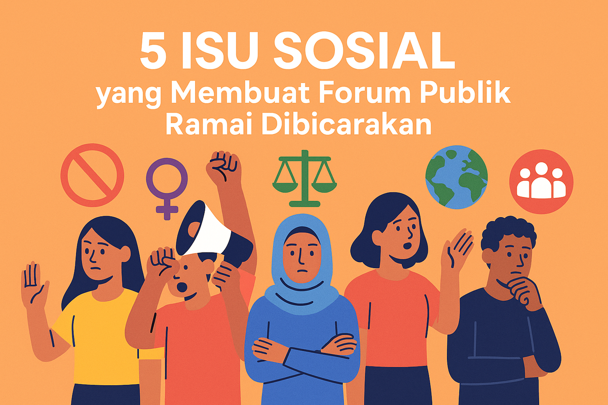 5 Isu Sosial yang Membuat Forum Publik Ramai Dibicarakan