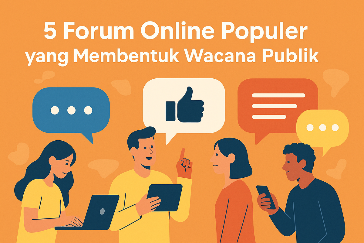 5 Forum Online Populer yang Membentuk Wacana Publik