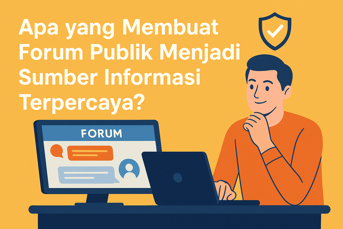 Apa yang Membuat Forum Publik Menjadi Sumber Informasi Terpercaya?