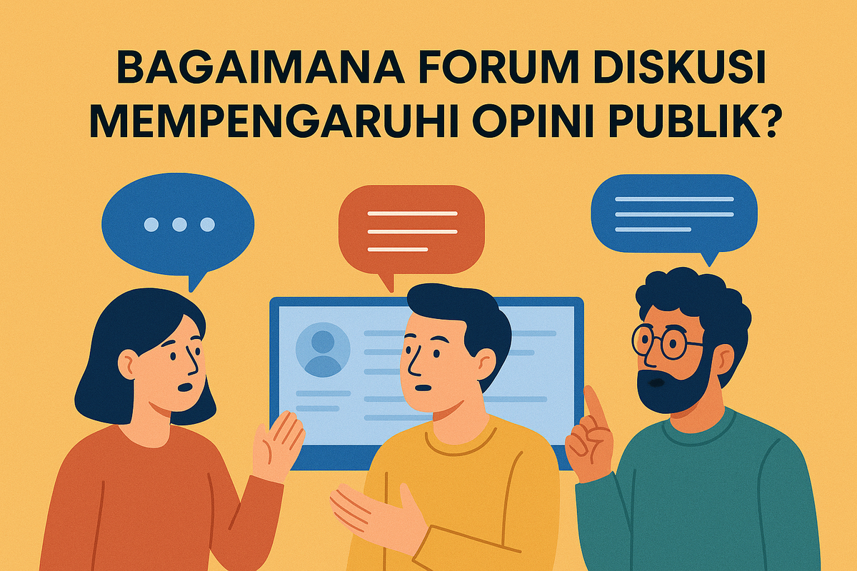 Bagaimana Forum Diskusi Mempengaruhi Opini Publik?