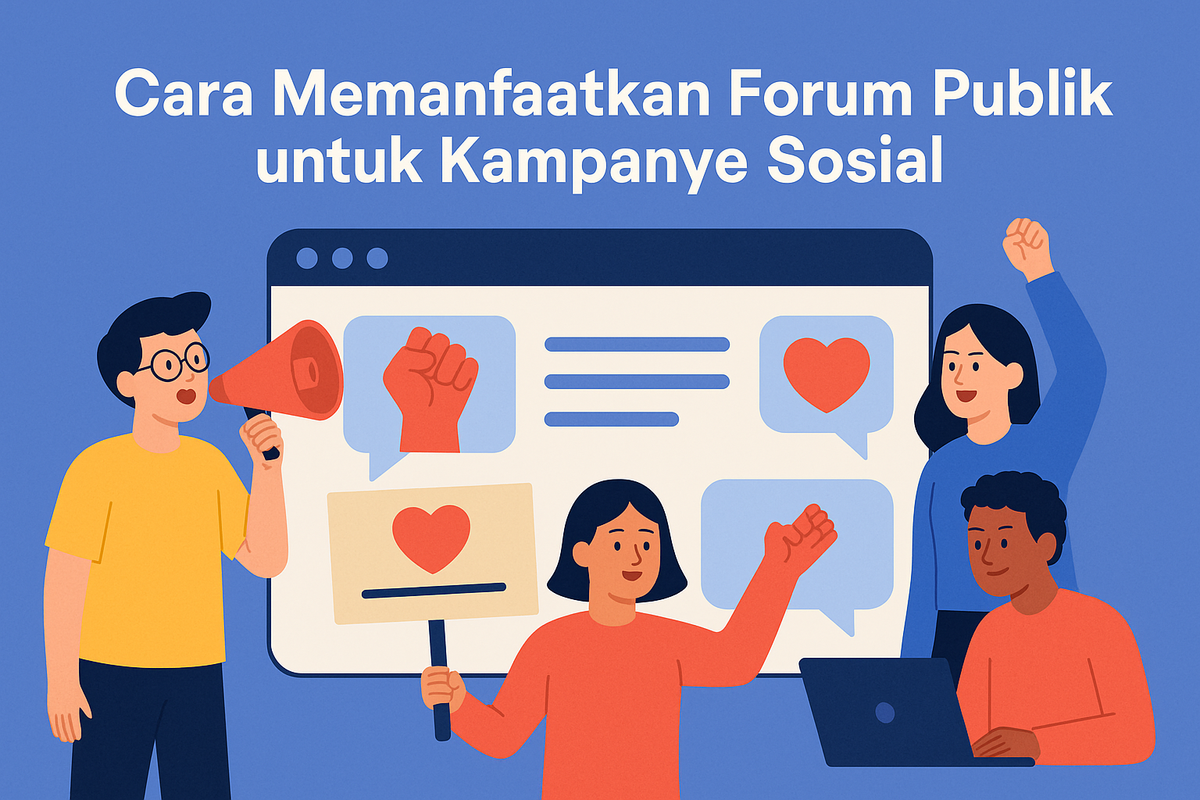 Cara Memanfaatkan Forum Publik untuk Kampanye Sosial