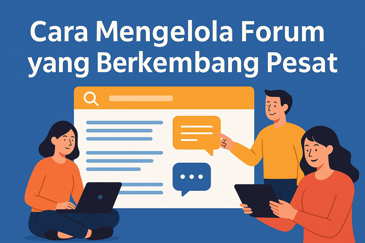 Cara Mengelola Forum yang Berkembang Pesat