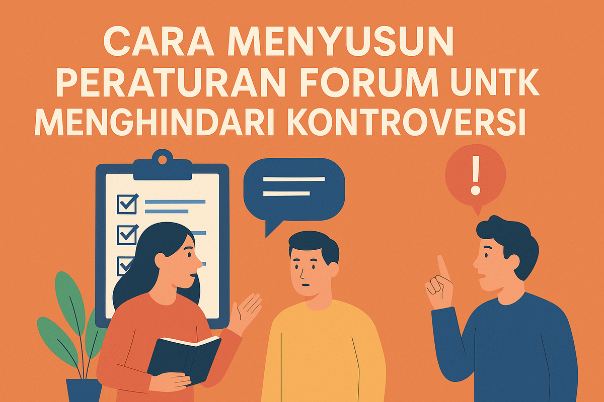 Cara Menyusun Peraturan Forum untuk Menghindari Kontroversi