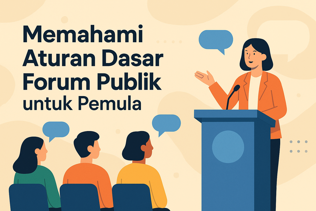 Memahami Aturan Dasar Forum Publik untuk Pemula