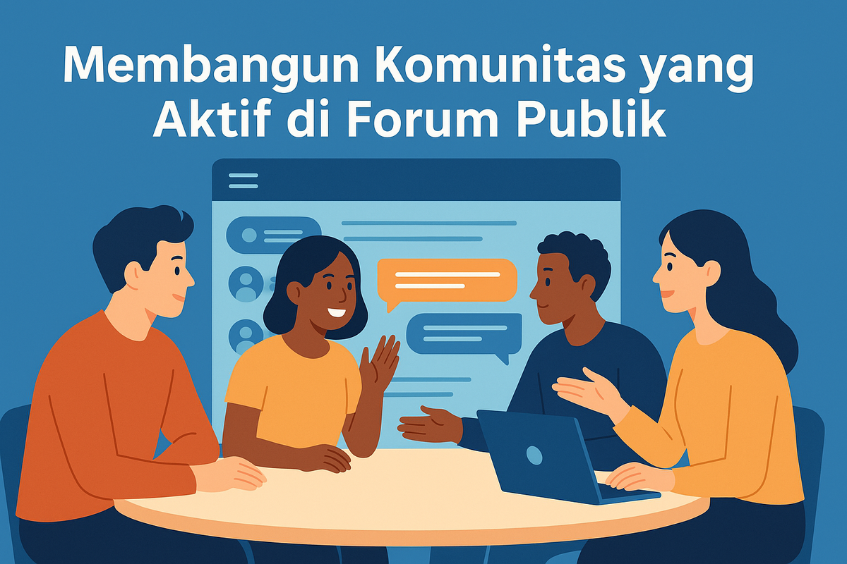 Membangun Komunitas yang Aktif di Forum Publik