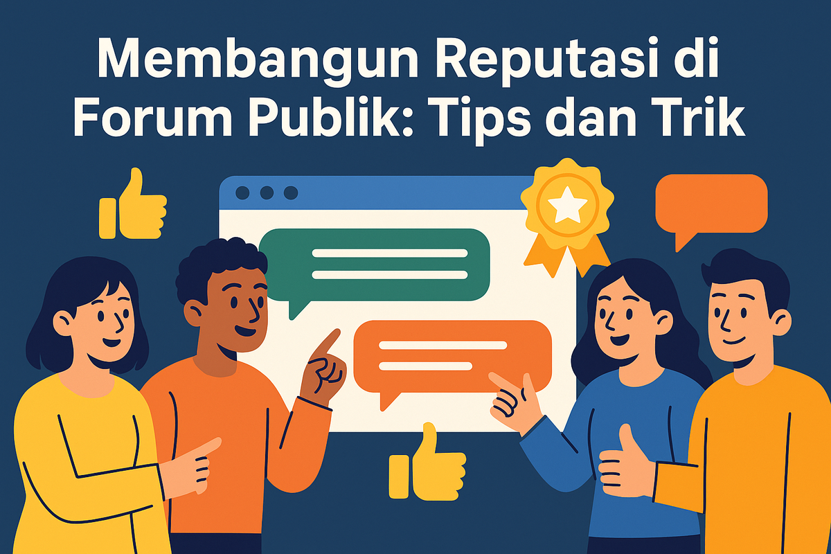 Membangun Reputasi di Forum Publik: Tips dan Trik