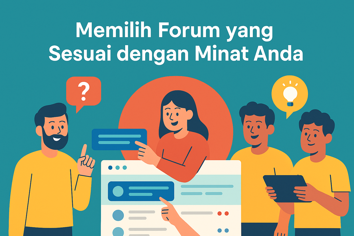 Memilih Forum yang Sesuai dengan Minat Anda