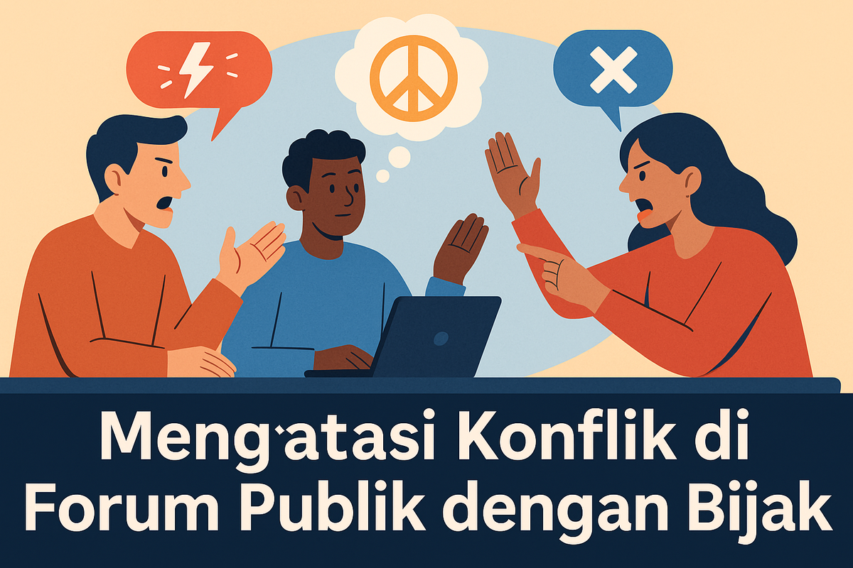 Mengatasi Konflik di Forum Publik dengan Bijak