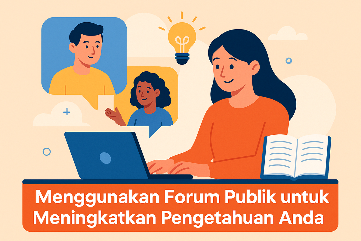 Menggunakan Forum Publik untuk Meningkatkan Pengetahuan Anda