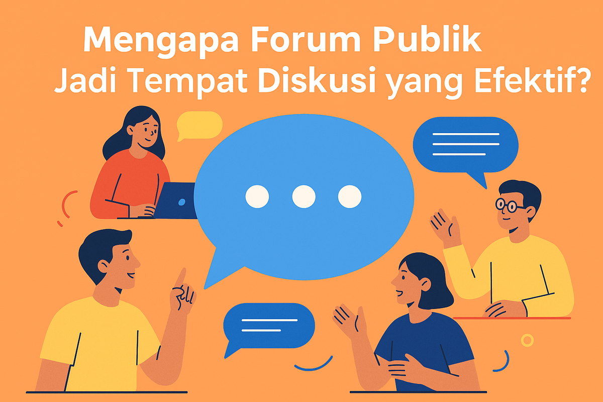 Mengapa Forum Publik Jadi Tempat Diskusi yang Efektif?